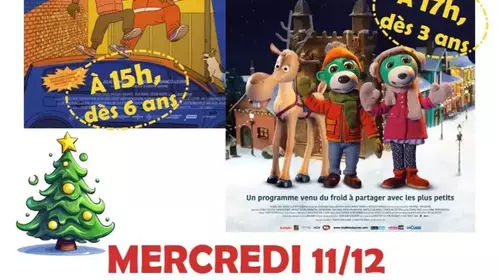 Films enfants, déco sapin, goûter